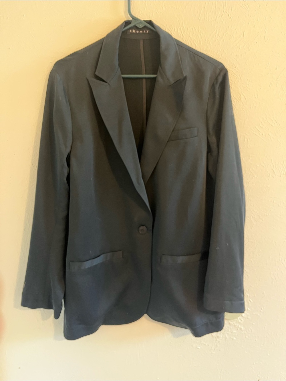 Theory Black Tailored Blazer